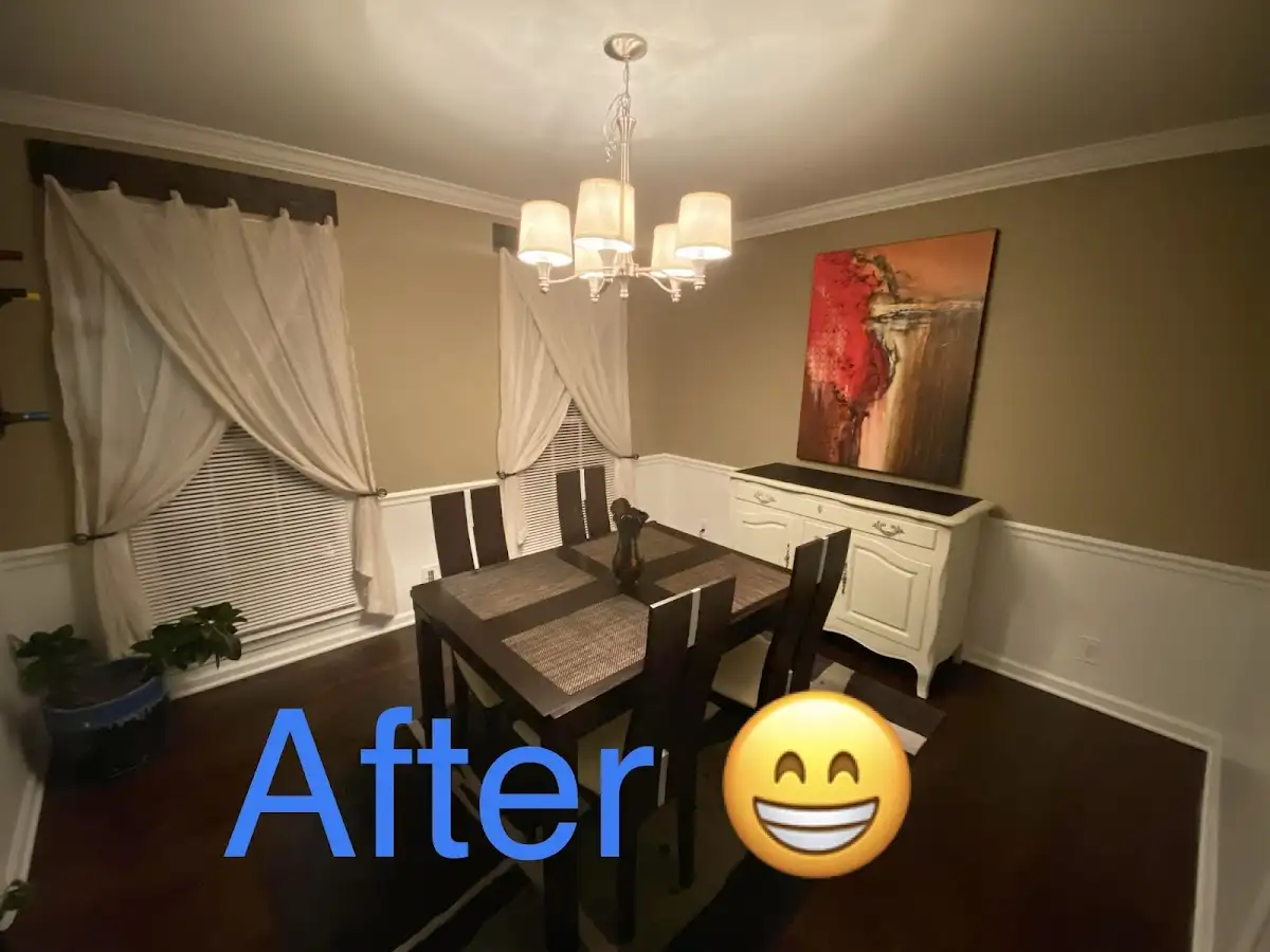 Professional dining room restoration after water damage in West Hanover