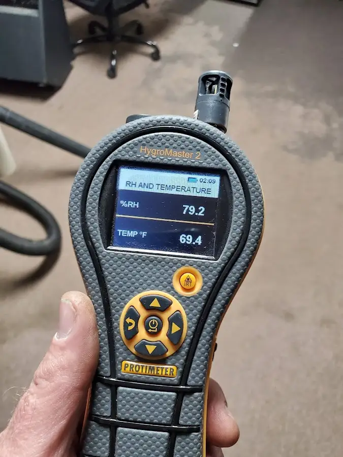 Moisture meter humidity assessment for Fire & Smoke Damage Restoration in West Hanover