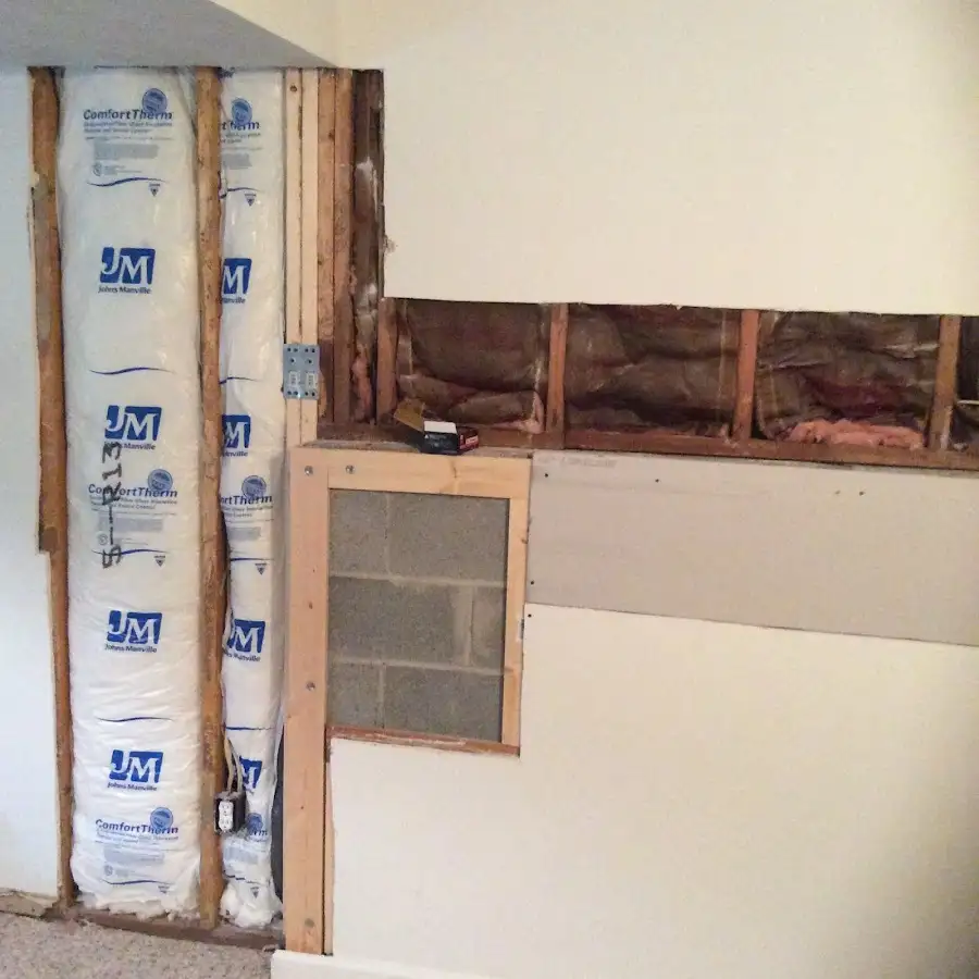 Wall insulation replacement during Odor Removal & Deodorization in West Hanover